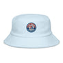 Unstructured terry cloth bucket hat