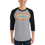 Baseball vibes 3/4 raglan