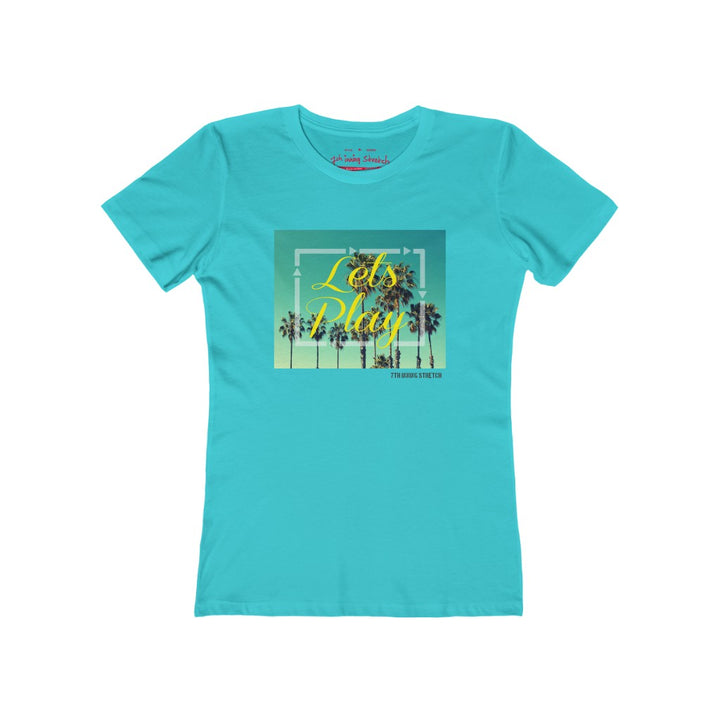 Women's let's play t-shirt