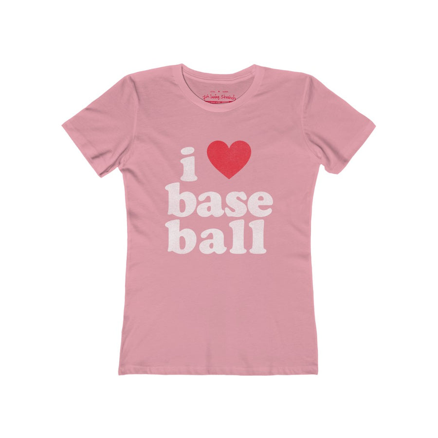 Women's I love baseball