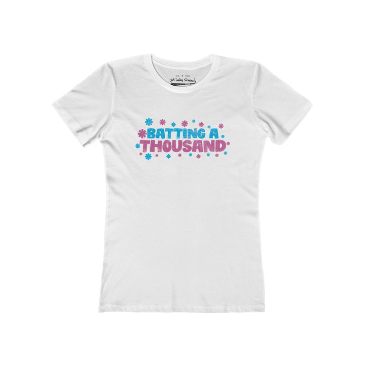 Women's batting a thousand t-shirt