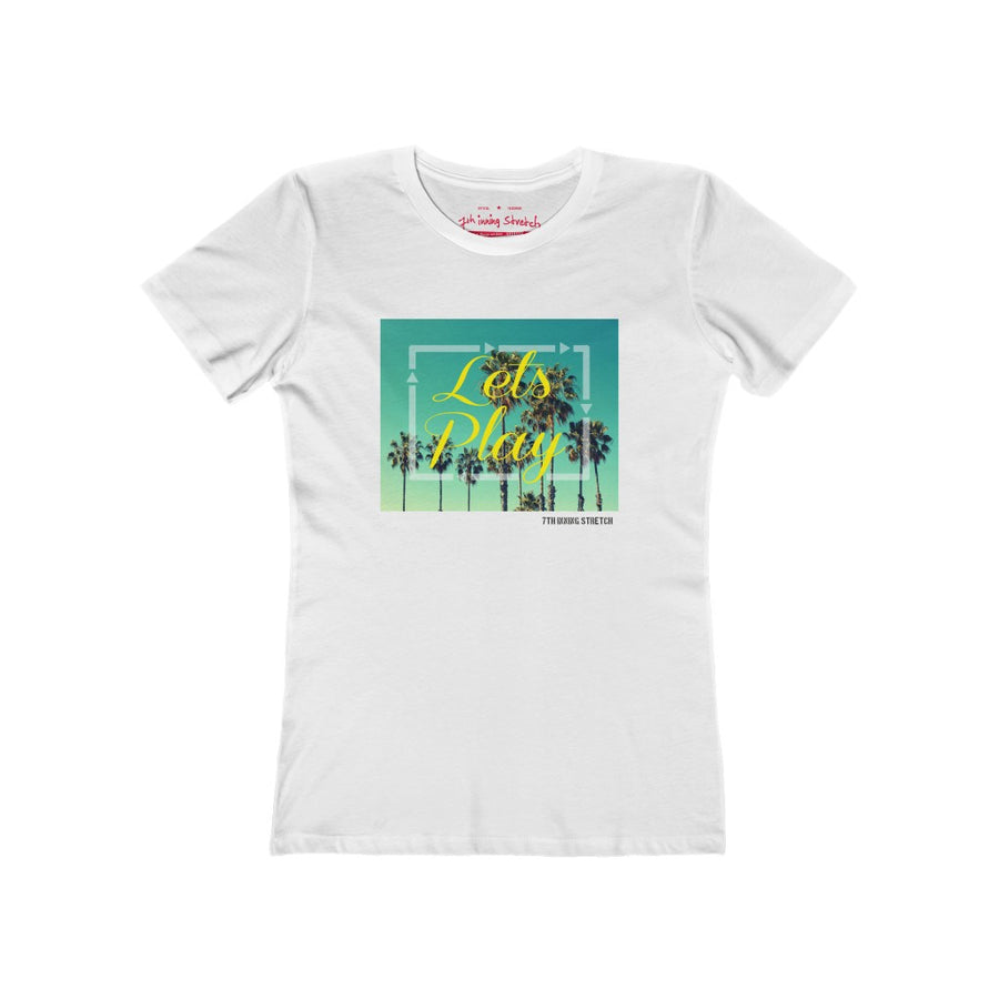 Women's let's play t-shirt