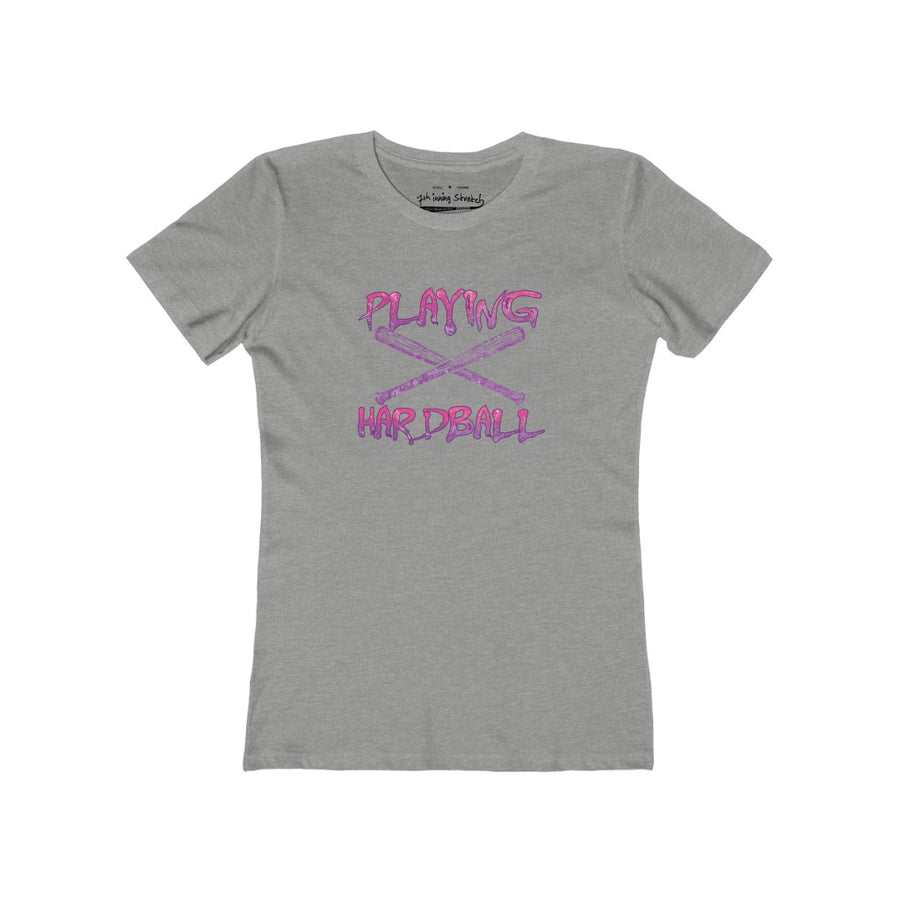 Women's playing hardball t-shirt