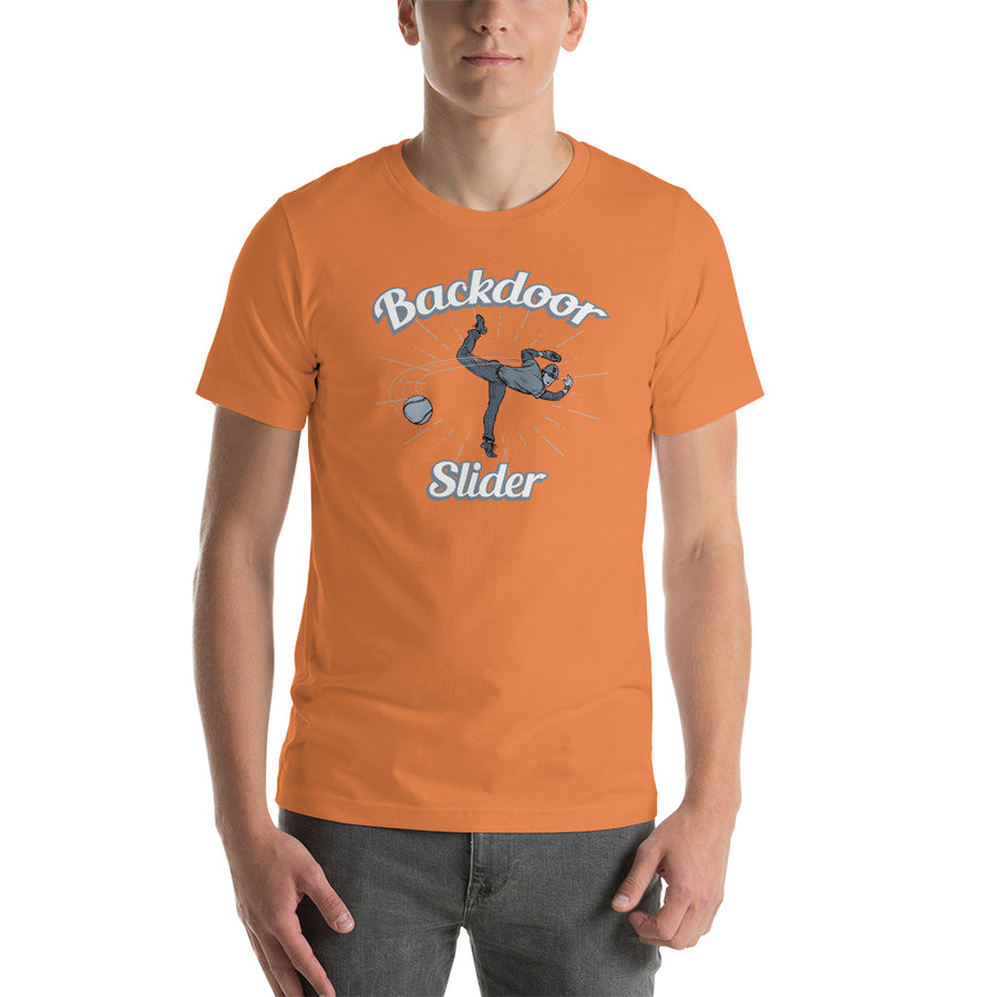 Back door slider t-shirt