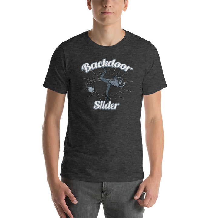 Back door slider t-shirt