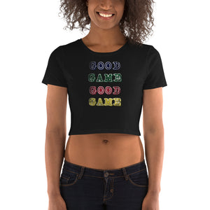 Women’s good game crop Tee